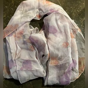 Floral Seide italy Silk 100% Scarf Shawl